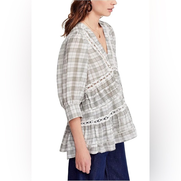 Free People Time Out Lace Tunic Top - Picture 9 of 9